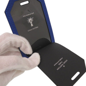 未使用 ルイ ヴィトン ブラジル M63346 エピレザー グリーン/ブルー ネームタグ 緑 青 LV 1227【中古】LOUIS VUITTON