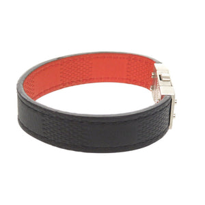 美品 ルイ ヴィトン リバーシブル ダミエアンフィニ ブラック レッド ブレスレット LV 1228【中古】LOUIS VUITTON