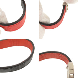 美品 ルイ ヴィトン リバーシブル ダミエアンフィニ ブラック レッド ブレスレット LV 1228【中古】LOUIS VUITTON