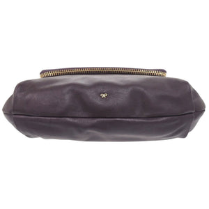 美品 アニヤ ハインドマーチ MAXI ZIP SATCHEL レザー パープル 2WAY ショルダーバッグ 1274【中古】Anya Hindmarch