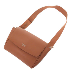 新品同様 サルヴァトーレフェラガモ レザー ブラウン ボディバッグ ウエストバッグ 茶 1288【中古】Salvatore Ferragamo