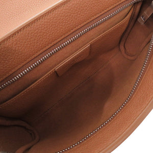 新品同様 サルヴァトーレフェラガモ レザー ブラウン ボディバッグ ウエストバッグ 茶 1288【中古】Salvatore Ferragamo