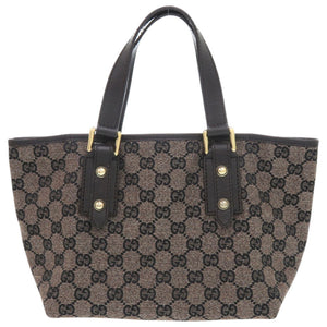 美品 グッチ GGトート 257249 GGキャンバス ブラウン ゴールド金具 茶 ハンドバッグ 1293【中古】GUCCI