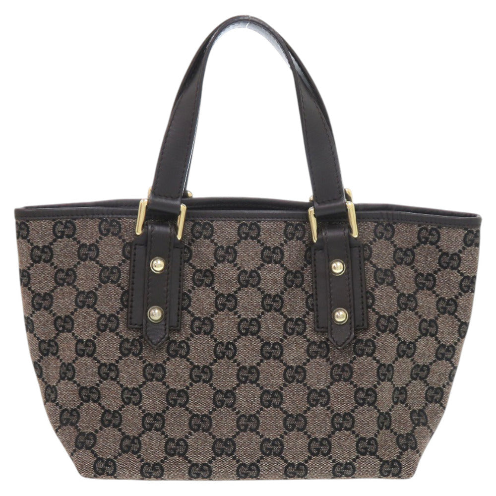 美品 グッチ GGトート 257249 GGキャンバス ブラウン ゴールド金具 茶 ハンドバッグ 1293【中古】GUCCI