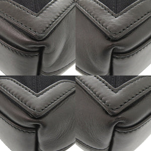美品 バレンシアガ ネイビーカバスXS レザー ブラック 2WAY ハンドバッグ ショルダーバッグ 黒 1294【中古】BALENCIAGA