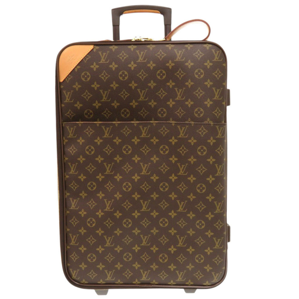 美品 ルイ ヴィトン ペガス55 モノグラム M23294 ブラウン キャリーバッグ キャリーケース LV 1326【中古】LOUIS VUITTON