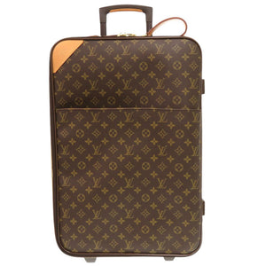 美品 ルイ ヴィトン ペガス55 モノグラム M23294 ブラウン キャリーバッグ キャリーケース LV 1326【中古】LOUIS VUITTON