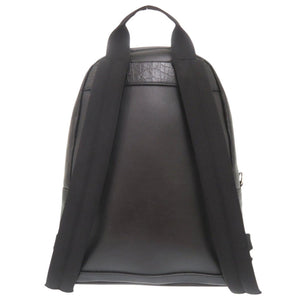 美品 ジミーチュウ 星 スター スタッズ 型押しレザー ブラック リュック デイパック 黒 1327【中古】JIMMY CHOO