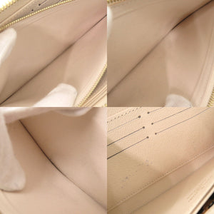 美品 ルイ ヴィトン ジッピーウォレット モノグラムワイルドアットハート M80676 IC クレーム ラウンドファスナー 長財布 LV 1328【中古】LOUIS VUITTON