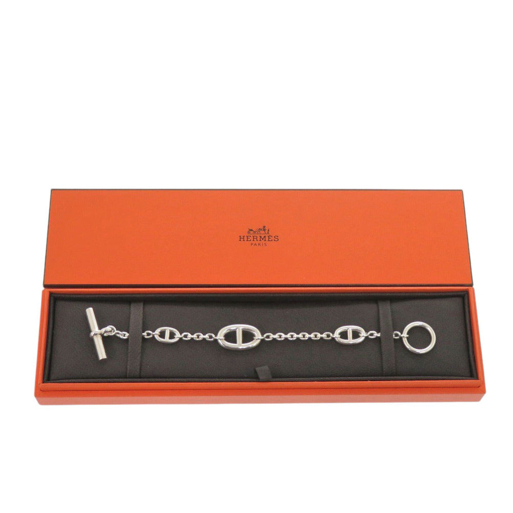 美品 エルメス シェーヌダンクル ファランドール ST シルバー925 ブレスレット 1342【中古】HERMES