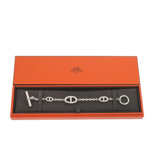 美品 エルメス シェーヌダンクル ファランドール ST シルバー925 ブレスレット 1342【中古】HERMES