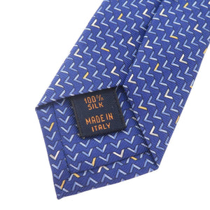 未使用 ルイ ヴィトン M73176 シルク ブルー ネクタイ 青 LV 1373【中古】LOUIS VUITTON メンズ