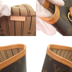 美品 ルイ ヴィトン ネヴァーフルMM モノグラム M40156 ブラウン トートバッグ LV 1387【中古】LOUIS VUITTON