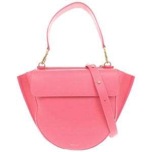美品 ワンドラー ホルテンシア ミディアム レザー ピンク 2WAY ハンドバッグ ショルダーバッグ 1393【中古】WANDLER