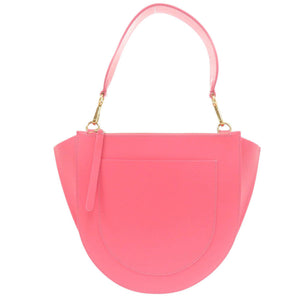 美品 ワンドラー ホルテンシア ミディアム レザー ピンク 2WAY ハンドバッグ ショルダーバッグ 1393【中古】WANDLER