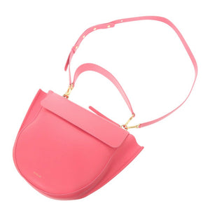 美品 ワンドラー ホルテンシア ミディアム レザー ピンク 2WAY ハンドバッグ ショルダーバッグ 1393【中古】WANDLER