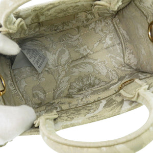 ヴェルサーチ バロッコアテナミニ 2WAY 1015288 キャンバス ベージュ ハンドバッグ ショルダーバッグ 1439【中古】VERSACE