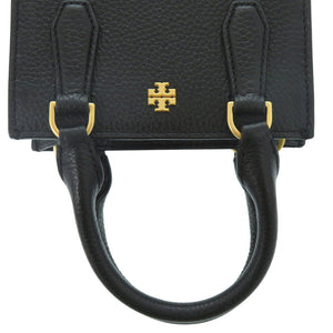 新品同様 トリーバーチ 2WAY ミニ 138274 レザー ブラック ハンドバッグ ショルダーバッグ 1442【中古】Tory Burch