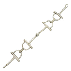 美品 エルメス ホースビット シルバー ヴィンテージ アンティーク シルバー925 シルバー バングル 1481【中古】HERMES メンズ