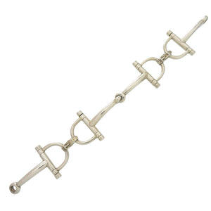 美品 エルメス ホースビット シルバー ヴィンテージ アンティーク シルバー925 シルバー バングル 1481【中古】HERMES メンズ