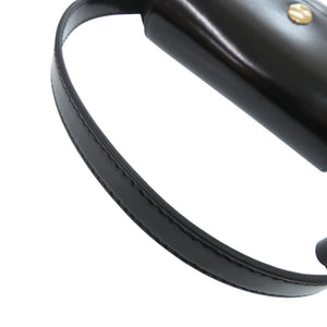 未使用 オストカーカ 2WAY レザー ブラック ハンドバッグ 黒 1481-35【中古】OSTKAKA
