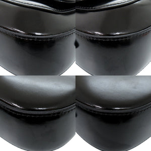 未使用 オストカーカ 2WAY レザー ブラック ハンドバッグ 黒 1481-36【中古】OSTKAKA