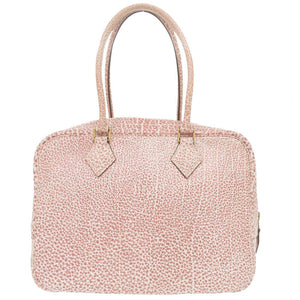 エルメス プリュム28 ダルメシアン レッド □E刻印(2001年製) ゴールド金具 ハンドバッグ 1481【中古】HERMES