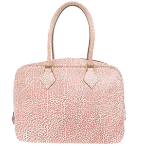 エルメス プリュム28 ダルメシアン レッド □E刻印(2001年製) ゴールド金具 ハンドバッグ 1481【中古】HERMES