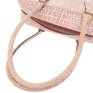 エルメス プリュム28 ダルメシアン レッド □E刻印(2001年製) ゴールド金具 ハンドバッグ 1481【中古】HERMES