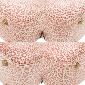 エルメス プリュム28 ダルメシアン レッド □E刻印(2001年製) ゴールド金具 ハンドバッグ 1481【中古】HERMES