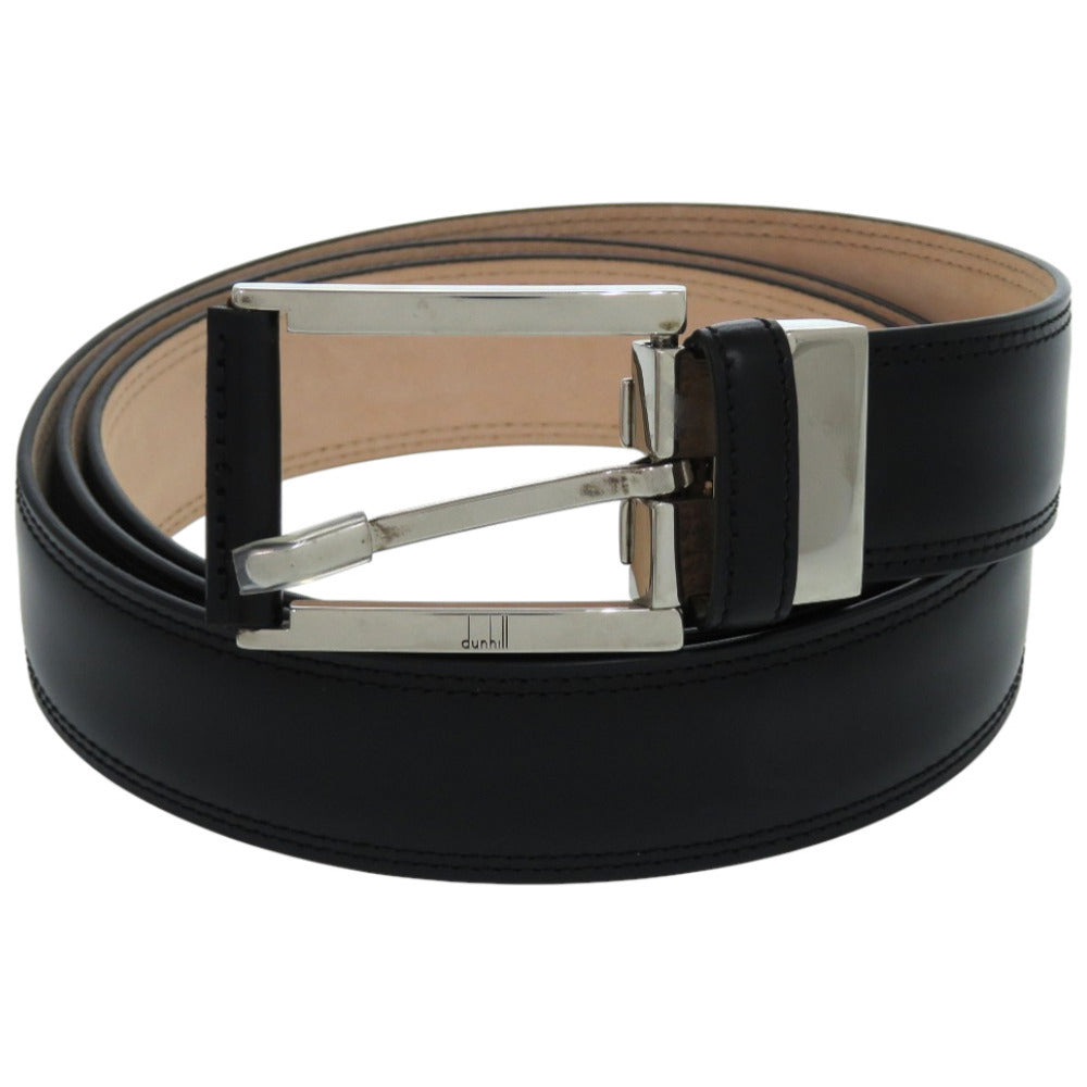 美品 ダンヒル W054 本革 ブラック 黒 ベルト 1535【中古】Dunhill