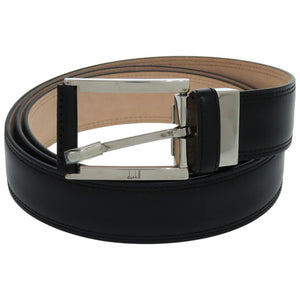 美品 ダンヒル W054 本革 ブラック 黒 ベルト 1535【中古】Dunhill