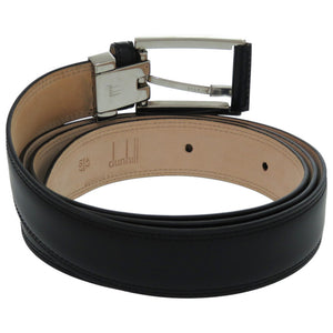 美品 ダンヒル W054 本革 ブラック 黒 ベルト 1535【中古】Dunhill