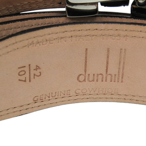 美品 ダンヒル W054 本革 ブラック 黒 ベルト 1535【中古】Dunhill