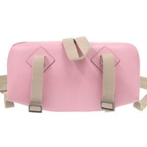 新品同様 グッチ ノースフェイス コラボ 650288 ナイロン レザー ピンク リュック デイパック 1548【中古】GUCCI