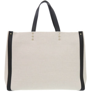 新品同様 ヴァレンティノ ガラヴァーニ VLTN RW2B0D21FWB キャンバス/レザー ベージュ トートバッグ 1556【中古】Valentino Garavani