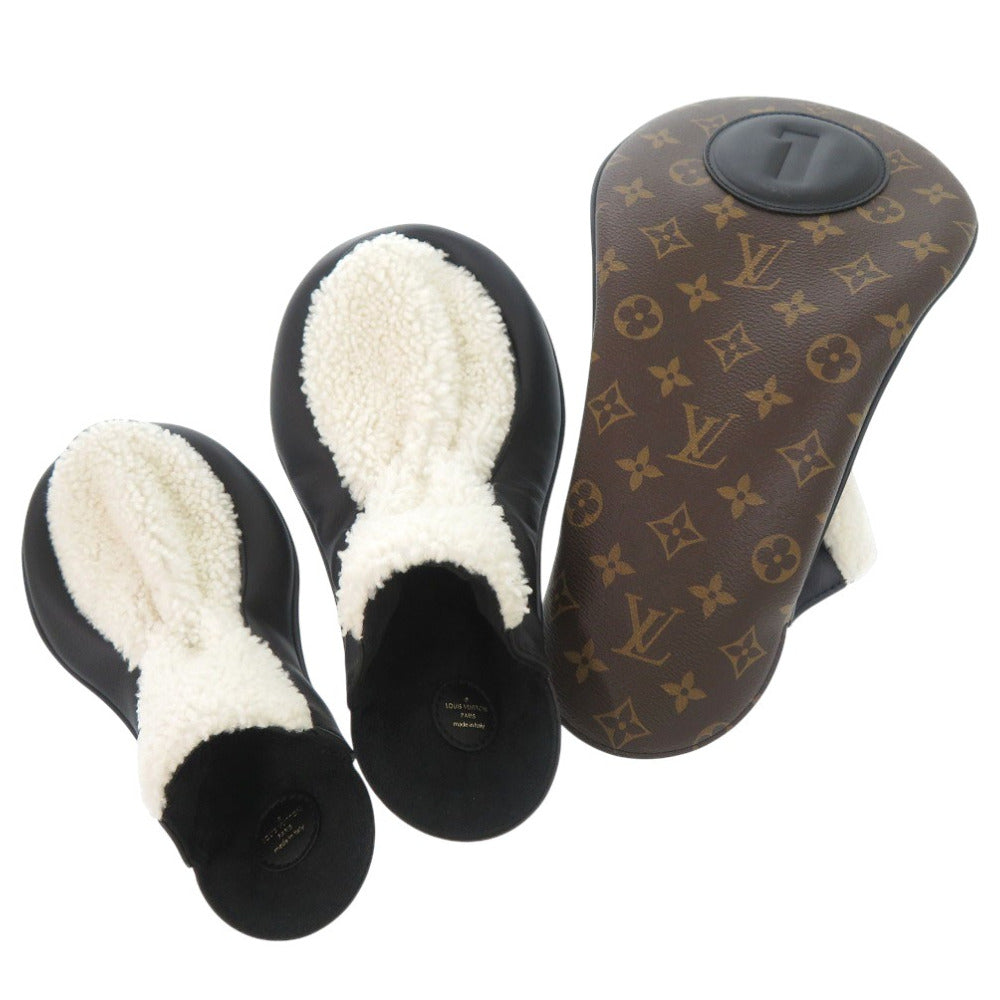 新品同様 ルイ ヴィトン モノグラム ゴルフ ヘッドカバーセット GI0825 PVCコーティングキャンバス ブラウン LV 1599【中古】LOUIS VUITTON