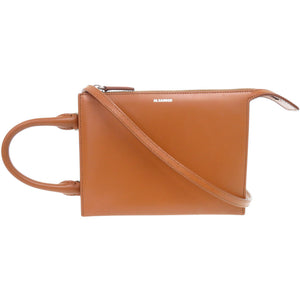 美品 ジルサンダー トゥーティー ミニ 2WAY Tootie Mini JSWT851201 カーフレザー ブラウン ハンドバッグ ショルダーバッグ 1604 【中古】JIL SANDER