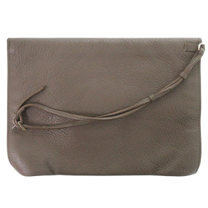 ザ ロウ PARK TOTE THREE ポーチ付 レザー ブラウン トートバッグ 茶 1606【中古】THE ROW