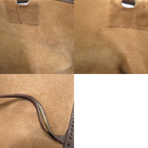 ザ ロウ PARK TOTE THREE ポーチ付 レザー ブラウン トートバッグ 茶 1606【中古】THE ROW