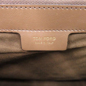 美品 トムフォード タラトート スウェード レザー ブラウン ゴールド金具 茶 トートバッグ 1627【中古】TOM FORD