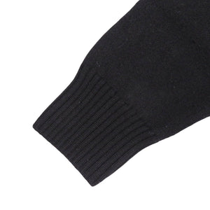 美品 アミアレクサンドレマチウシ AMI PARIS アミパリス AMI DE COEUR KNIT HOODIE ウール ブラック 黒 パーカー 1648【中古】ami alexandre mattiussi