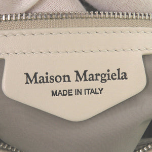 新品同様 メゾン マルジェラ グラムスラム ボーリングバッグ 2WAY SB3WG0005 羊革 レザー ホワイト ショルダーバッグ 1659【中古】Maison Margiela