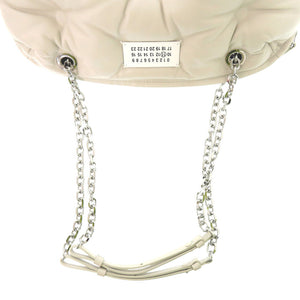 新品同様 メゾン マルジェラ グラムスラム ボーリングバッグ 2WAY SB3WG0005 羊革 レザー ホワイト ショルダーバッグ 1659【中古】Maison Margiela