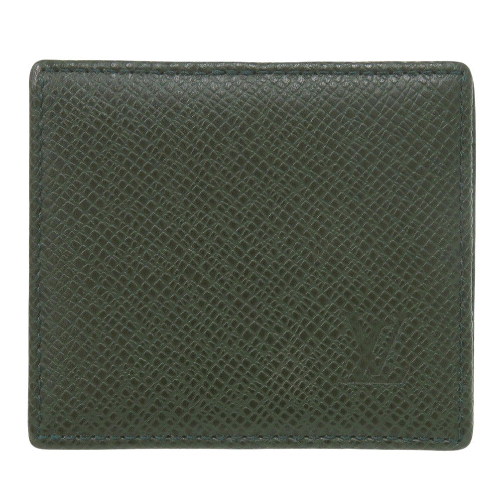 美品 ルイ ヴィトン ポルトモネ ボワット M30388 タイガレザー グリーン コインケース 財布 緑 LV 1673【中古】LOUIS VUITTON メンズ