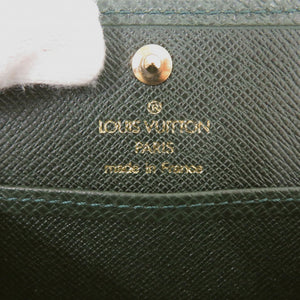 美品 ルイ ヴィトン ポルトモネ ボワット M30388 タイガレザー グリーン コインケース 財布 緑 LV 1673【中古】LOUIS VUITTON メンズ