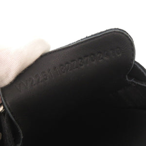 未使用品 エルメス キー ヴォーヴェロア サイズ37 ブラック サンダル 黒 1686【中古】HERMES