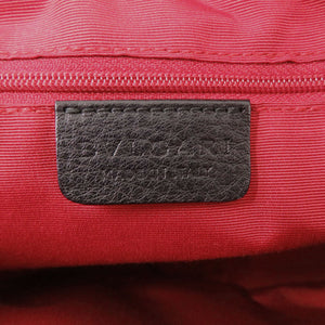 美品 ブルガリ ロゴマニア キャンバス ブラック ショルダーバッグ 黒 1688【中古】BVLGARI
