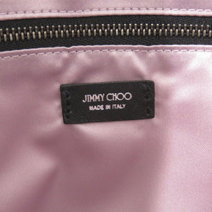 新品同様 ジミーチュウ ラヤ ソフト ナイロン ブルー/パープル トートバッグ 青 紫 1714【中古】JIMMY CHOO
