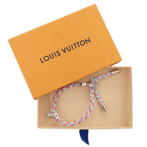 美品 ルイ ヴィトン ブラスレ フレンドシップ M6793E レザー マルチカラー ブレスレット LV 1737【中古】LOUIS VUITTON